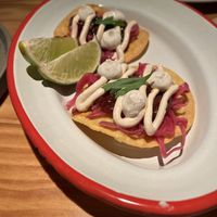 Tacos for starters  at Rasoterra in Barcelona
