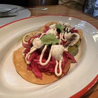 Tacos de sandía marinada  at Rasoterra in Barcelona