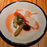 Appetizer at Rasoterra in Barcelona