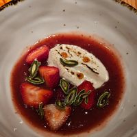 Marinated Strawberries at Rasoterra in Barcelona