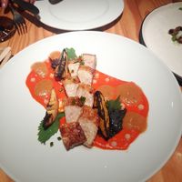 Tempeh, toasted nectarine and other stuff.
Fantastic. at Rasoterra in Barcelona