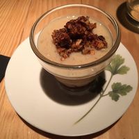 vegan arroz con leche (vegan rice and milk) at Rasoterra in Barcelona