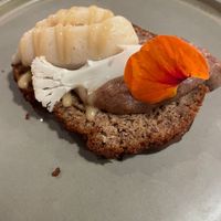 Cauliflower icecream I still dream about at Rasoterra in Barcelona
