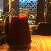 Pitcher of sangria, very good! at Rasoterra in Barcelona