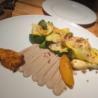 Zucchini with Tempeh at Rasoterra in Barcelona