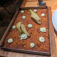 Pasta paella at Rasoterra in Barcelona