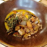 Celery pudding at Rasoterra in Barcelona