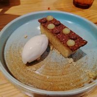 AOVE dessert at Rasoterra in Barcelona