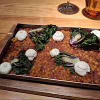 Main dish Paella style at Rasoterra in Barcelona