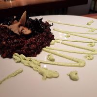 red rice dish at Rasoterra in Barcelona