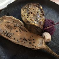 White aubergine at Rasoterra in Barcelona