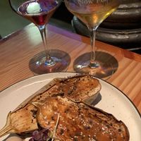 White eggplant  at Rasoterra in Barcelona