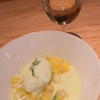 Pear ceviche  at Rasoterra in Barcelona