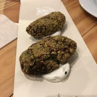 Croquettes at Rasoterra in Barcelona