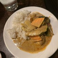 Buffet vegan curry   at Pong Skrapan in Stockholm