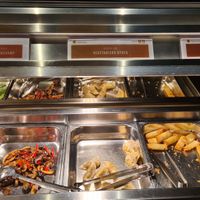 Hot vegan food at Pong Skrapan in Stockholm