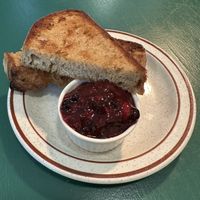 Toast and Jam (no butter)  at Le Café Big Trouble in Montreal