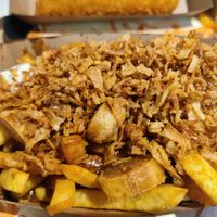 Loaded fries - MUST TRY! at Pepas Vegan Frituur in Leuven