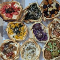 Vegan empanadas at El Fogon del Titan in Chubut