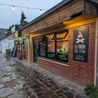 Outside at El Fogon del Titan in Chubut