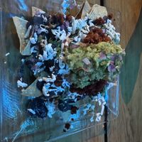 Nachos - best of the things we had   at La Vieja Escuela in Playa Del Carmen