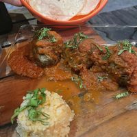 Albondigas of lentis  at La Vieja Escuela in Playa Del Carmen