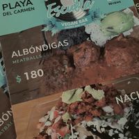 Menu   at La Vieja Escuela in Playa Del Carmen