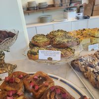 This savory brioche was really good. Their homemade cheeses were nice. Might have been nice warmed up at Orange & Blossom Patisserie in Portland