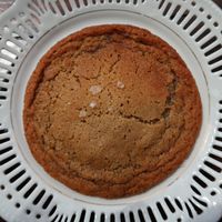 Brown sugar miso cookie at Orange & Blossom Patisserie in Portland