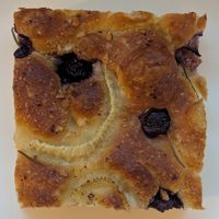 Grape & Fennel Focaccia at Orange & Blossom Patisserie in Portland