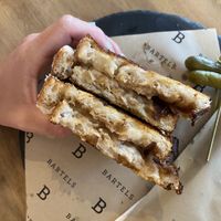 Onion soup cheese toastie   at Bartels in Phuket