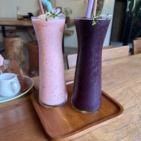 Pure Island & Berrylicious Smoothie  at Pure Vegan Heaven - Old Town in Chiang Mai