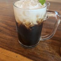 Thai iced coffee   at Pure Vegan Heaven - Old Town in Chiang Mai