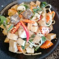 Spaghetti Pad Kee mao at Pure Vegan Heaven - Old Town in Chiang Mai