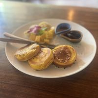 Banana & Sweet Potato Pancakes   at Pure Vegan Heaven - Old Town in Chiang Mai