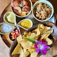 Pure’s loaded nachos (169 THB)  at Pure Vegan Heaven - Old Town in Chiang Mai