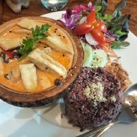 thai soup at Pure Vegan Heaven - Old Town in Chiang Mai