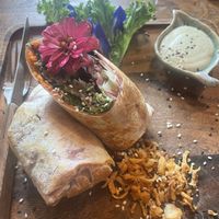 Falafel wrap 🙏  at Pure Vegan Heaven - Old Town in Chiang Mai