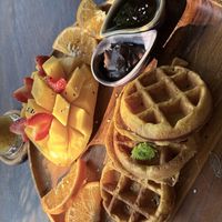 Waffles  at Pure Vegan Heaven - Old Town in Chiang Mai