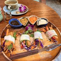 Tempeh Rolls.😄  at Pure Vegan Heaven - Old Town in Chiang Mai
