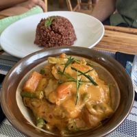 Amok curry  at Cambodhi in Kampot