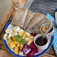 The ‘sweet’ breakfast   at Cambodhi in Kampot