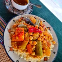 Couscous végétarien at Zayna Moroccan Taste in Casablanca