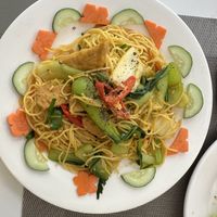 Stir fry vegetable and noodle  at An Nhi Chay in Hue