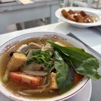 Thai noodle dish  at An Nhi Chay in Hue