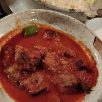 Moussaka and rice dish at Abou El Sid Restaurant in Cairo