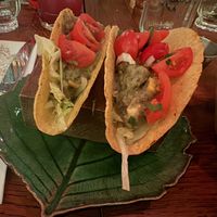 Vegan taco starter  at Jungle Palace Restaurant - Ephemera in Paris