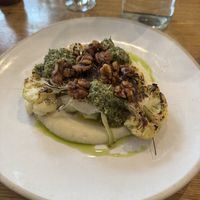 Cauliflower steak  at Samphire in Whitstable