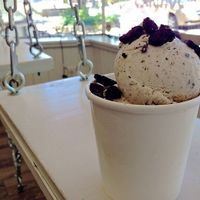 Vegan cookies n cream at Tremont Scoops in Cleveland