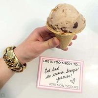 buckeye blitz ice cream at Tremont Scoops in Cleveland